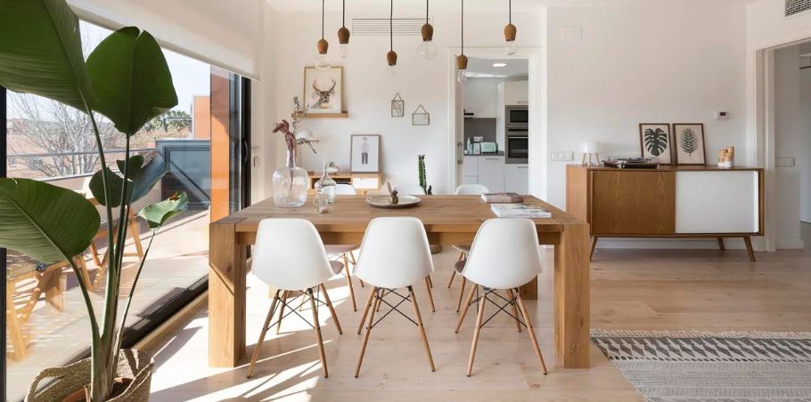 Mid century style dining table